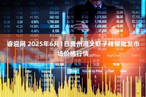 睿迎网 2025年6月1日贵州遵义虾子辣椒批发市场价格行情
