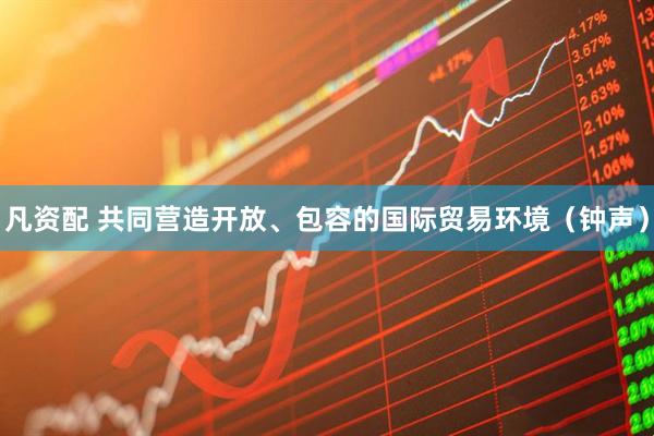 凡资配 共同营造开放、包容的国际贸易环境（钟声）