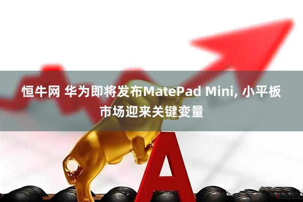 恒牛网 华为即将发布MatePad Mini, 小平板市场迎来关键变量